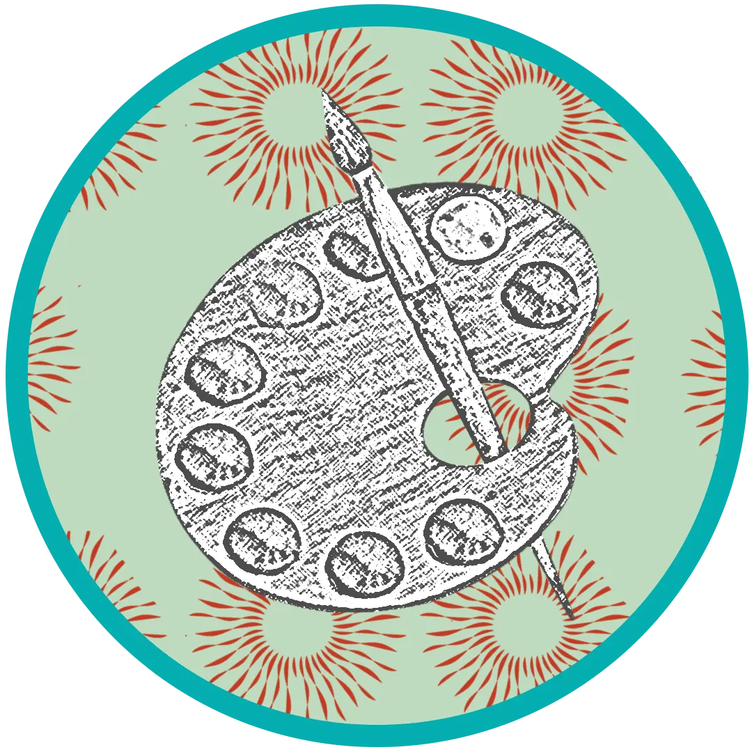 Achtergrond voor Art knop